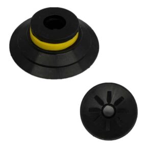 FLAT VACUUM CUPS w/ CLEATS - NBR