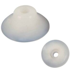 FLAT VACUUM CUPS UNIVERSAL - CLEAR SILICONE